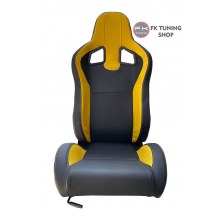 Sparco Model Spor Koltuk Yarış Koltuğu 2 Adet Sarı - Siyah Renk Deri