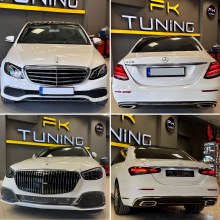 Mercedes Benz W213 2016-2019 Uyumlu 2020 Görünüm Maybach Body Kit Dönüşüm Seti