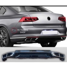 Volkswagen Passat B8.5 Elegance Dizayn Arka Difüzör Sağ Sol Egzoz Görünümlü
