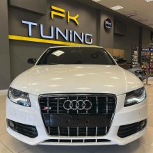 AUDİ A4 B8 S4 ÖN PANJUR 2008-2012 (Siyah Renk - Krom Çevre) AUDİ A4 B8 S4 ÖN PANJUR 2008-2012 (Siyah Renk - Krom Çevre)