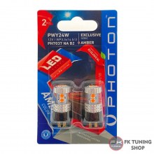 Photon PW24W Turuncu Blister PH7037 NA B2 Led Ampul