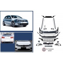Volkswagen Golf 6 için 7.5 Dizayn Body Kit Seti plastik-boyasız