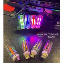 RETRO USB LED AMBİYANS AYDINLATMA ARABA - OFİS - EV VS  1 ADET 