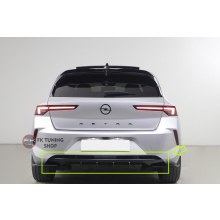 OPEL ASTRA L ARKA DİFÜZÖR TAMPON EKİ (pianoblack plastik 