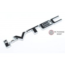 İ-VTEC LOGO METAL (YAPIŞTIRMALI) Krom/Siyah renk 13 cm