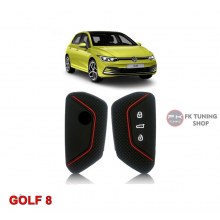 Volkswagen Golf 8 Anahtar Kabı Kılıfı Silikon Siyah Renk 1 Adet