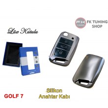Volkswagen Golf 7 Anahtar Kabı Kılıfı Silikon Füme Renk 1 Adet Volkswagen Golf 7 Anahtar Kabı Kılıfı Silikon Füme Renk 1 Adet