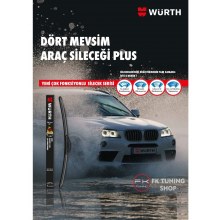 Würth Araç Cam Sileceği 4 Mevsim 300 mm - 9 Aparatlı (1 Adet