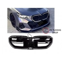 Bmw G60 5 Serisi 2023 ve üz Ledli Ön Panjur Seti Pianoblack