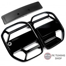 Bmw G22 G23 Böbrek Seti Ön Panjur CSL Dizayn Pianoblack 2021-2023