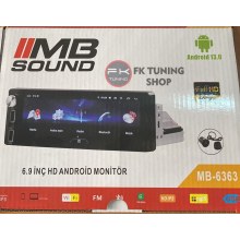 MB SOUND CARPLAY TEYP MULTİMEDYA UNİVERSAL 6.9 İNÇ YATAY