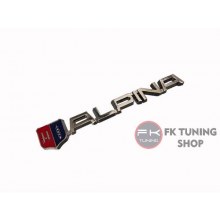 ALPİNA LOGO METAL (YAPIŞTIRMALI) Krom Renk 13.5 cm 