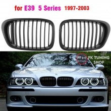 Bmw E39 Ön Panjur Seti Böbrek Tek Çizgi Pianoblack 1996-2003 5 Serisi