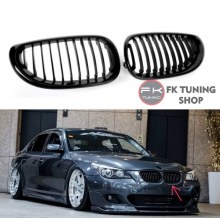 Bmw E60 Ön Panjur Seti Böbrek Tek Çizgi Pianoblack 2003-2009 5 Serisi
