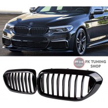 Bmw G30 Ön Panjur Seti Böbrek Tek Çizgi Pianoblack 2017-2020