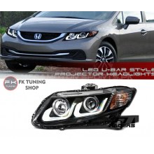 Honda Civic Fb7 U Led Bar Ön Far Seti 2012-2016