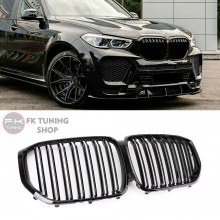 Bmw G05 X5 Ön Panjur Seti Böbrek Çift Çizgi Pianoblack 2018 ve üzeri