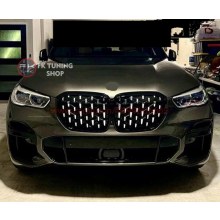 Bmw G05 X5 Ön Panjur Seti Böbrek Diamond Krom-Pianoblack 2018 ve üzeri