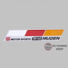 MUGEN LOGO METAL (YAPIŞTIRMALI) 12X2.5 CM