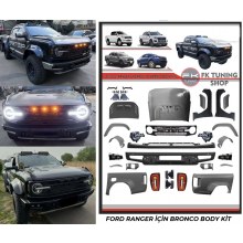 Ford Ranger Bronco Dizayn Body Kit Dönüşüm Seti T6 T7 T8 2012-2022