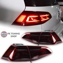 VW Golf 7 - 7.5 Uyumlu B8.5 Elegance Dizayn Kayar Sinyalli Led Stop Takımı (2012-2020)