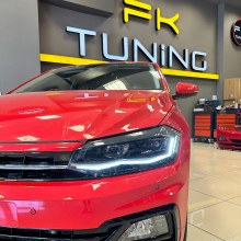 Volkswagen Polo Mk6 Animasyonlu Led Ön Far Seti 2017-2021 Krom şerit
