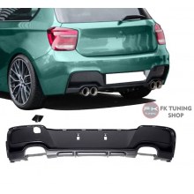 Bmw F20 Arka Difüzör M Technic Uyumlu 2011-2015 Sağ Sol Çift Çıkış