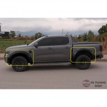 FORD RANGER ÇAMURLUK DODİK SETİ JUMBO DİZAYN 2023 ve üzeri 4 Parça