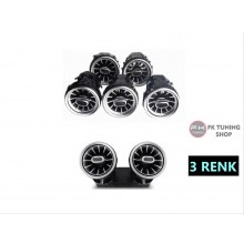 MERCEDES W205 ÖN-ARKA SET HAVALANDIRMA AMBİYANS SETİ 3 RENK 2014-2018 