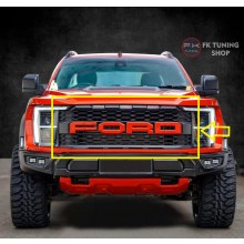 FORD RANGER F150 GEN3 ÖN PANJUR SETİ DÖNÜŞÜMLÜ ARACA UYGUN LEDLER LOGO DAHİL