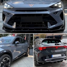 Cupra Formentor Makyajlı Kasa Body Kit Seti Pianoblack-Plastik 