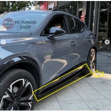 Cupra Formentor Makyajlı Yan Marşpiyel Lipi Eki (pianoblack plastik 
