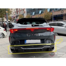 Cupra Formentor Makyajlı Arka Difüzör Tampon Eki + Sağ Sol Flap (pianoblack plastik