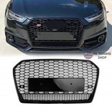 Audi A6 C7 FL Rs6 Ön Panjur Seti 2016-2019 (makyajlı) bölmeli Audi A6 C7 FL Rs6 Ön Panjur Seti 2016-2019 (makyajlı) bölmeli