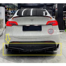 Tesla Model Y Arka Difüzör Tampon Eki (pianoblack plastik