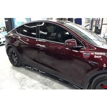 Tesla Model Y Yan Marşpiyel Lipi Eki (pianoblack plastik 