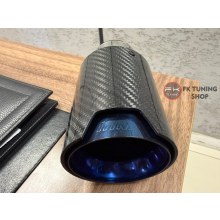 AKRAPOVİÇ M LOGOLU BMW EGZOZ UCU TEK ÇIKIŞ YANIK DİZAYN 90mm 1 adet ORJİNAL