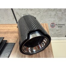 AKRAPOVİÇ M LOGOLU BMW EGZOZ UCU TEK ÇIKIŞ 90mm 1 adet ORJİNAL