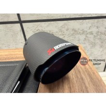 AKRAPOVİÇ EGZOZ UCU TEK ÇIKIŞ CARBON YANIK DİZAYN 100mm 1 adet ORJİNAL