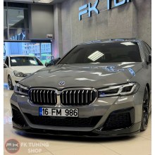 Bmw G30 Lci Uyumlu M Competition Ön Tampon Eki Lipi 2021 ve üzeri Pianoblack-İthal