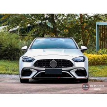 Mercedes Benz W206 C63 Dizayn Ön Tampon Seti+Ön Panjur İthal Plastik-Boyasız