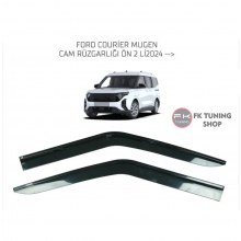 Ford Courier Cam Rüzgarlığı Sunplex Ön 2 Adet (2024 ve üzeri