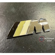 BMW M LOGO METAL (YAPIŞTIRMALI) Krom renk 8.5 x 3 cm