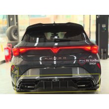 CUPRA LEON ARKA DİFÜZÖR TAMPON EKİ (pianoblack plastik
