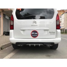 CİTROEN BERLİNGO DİFÜZÖR EGZOZ GÖRÜNÜMLÜ (plastik)