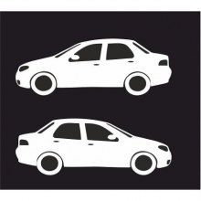 FİAT ALBEA STİCKER (2 adet)