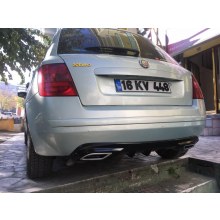FİAT STİLO DİFUZOR CİFT EGZOZ GORUNUMLU (plastik)