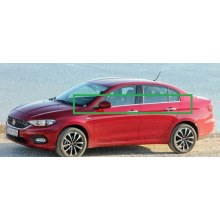 Fiat Egea Krom Cam Çıtası Hatcback - Sedan - Cross