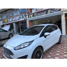Ford Fiesta Krom Cam Çıtası 2009-2016  8 parça (uygulamalı resim)