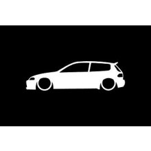 HONDA CİVİC EG6 STİCKER (2 adet)